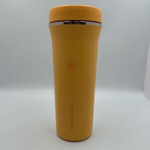 ThermoFlask 32 oz 950mL Insulated Stainless Steel Tumbler Yellow Orange